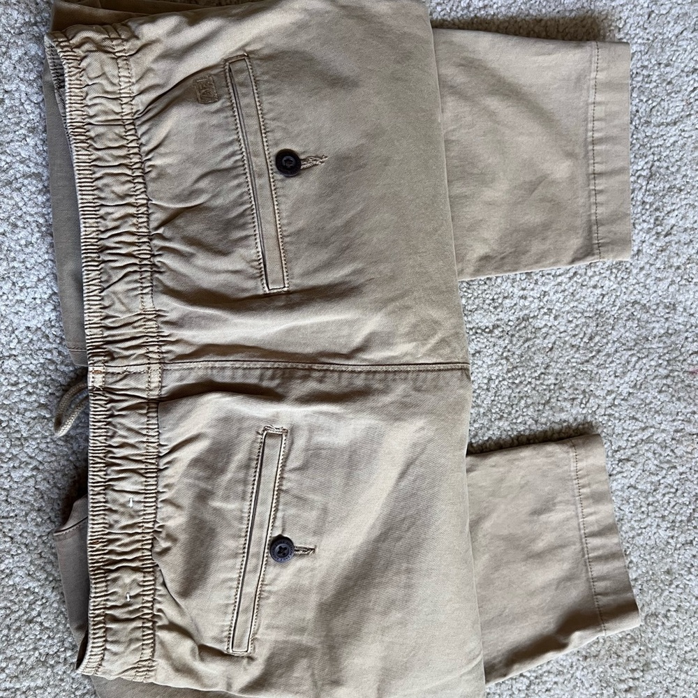 NWT American Eagle Outfitters Tan Drawstring Pants Size S - Picture 5 of 5